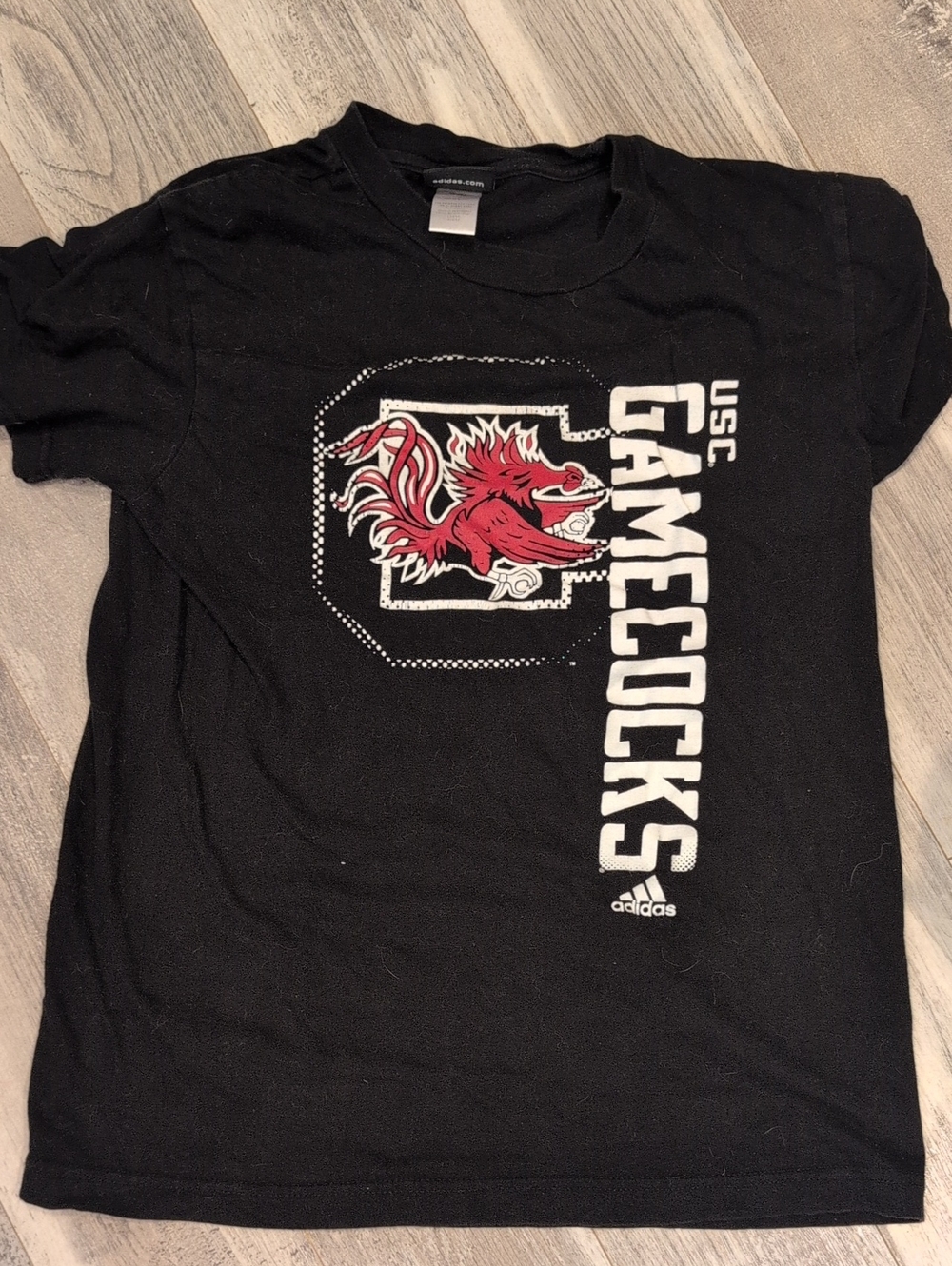Adidas USC Gamecocks Black Graphic Tee